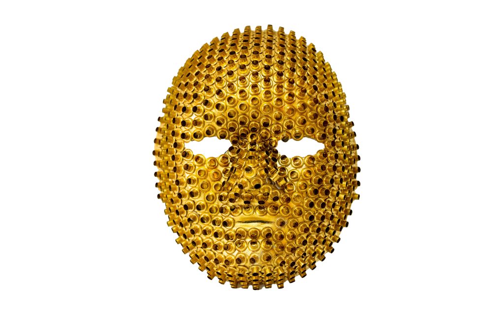 Erkek Fantazi Giyim: Fergio Love Mask maskesi takan kişi, gizemli ve şehvetli atmosfer